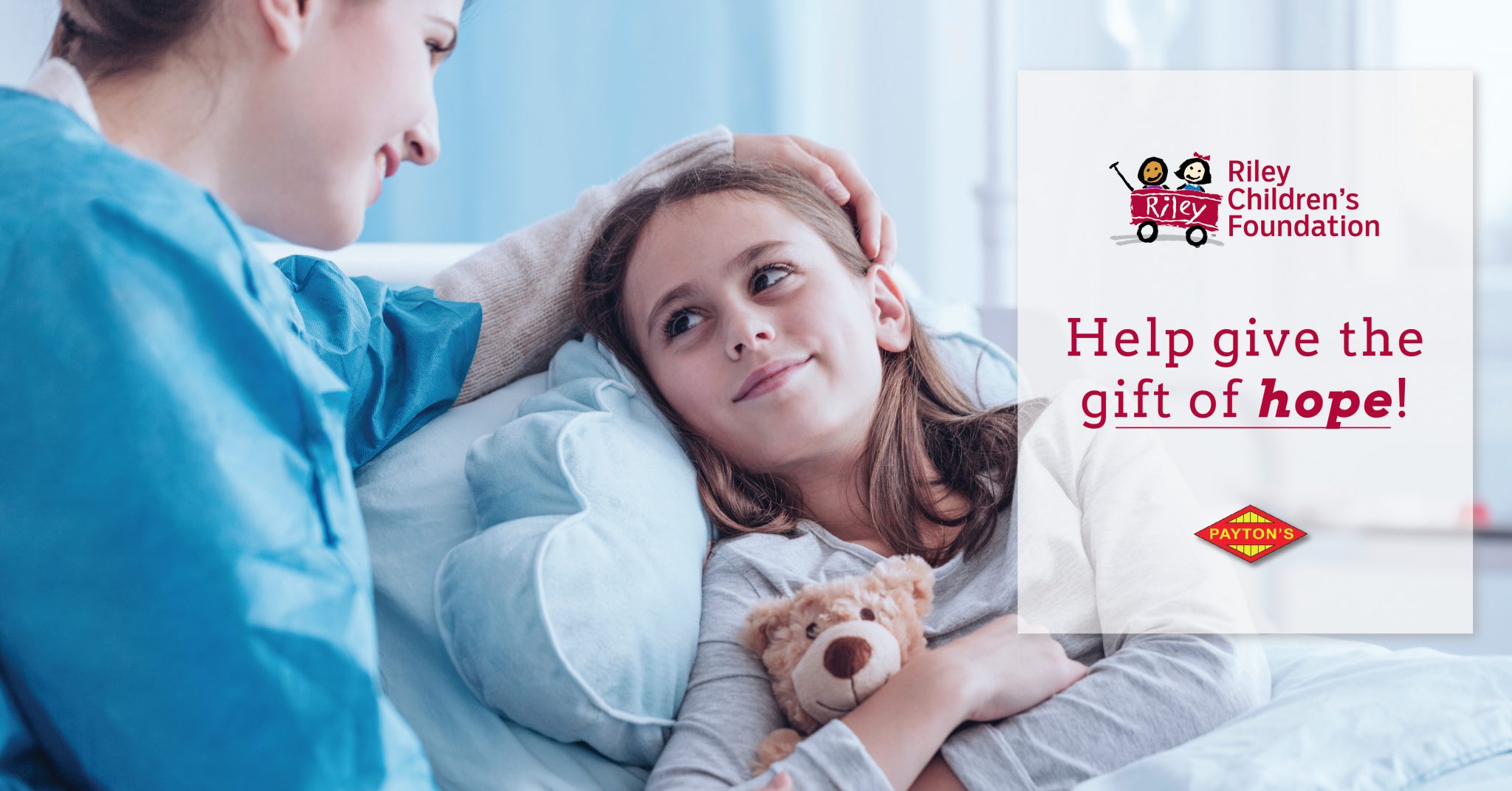 Give the gift of hope - Riley Children's foundation